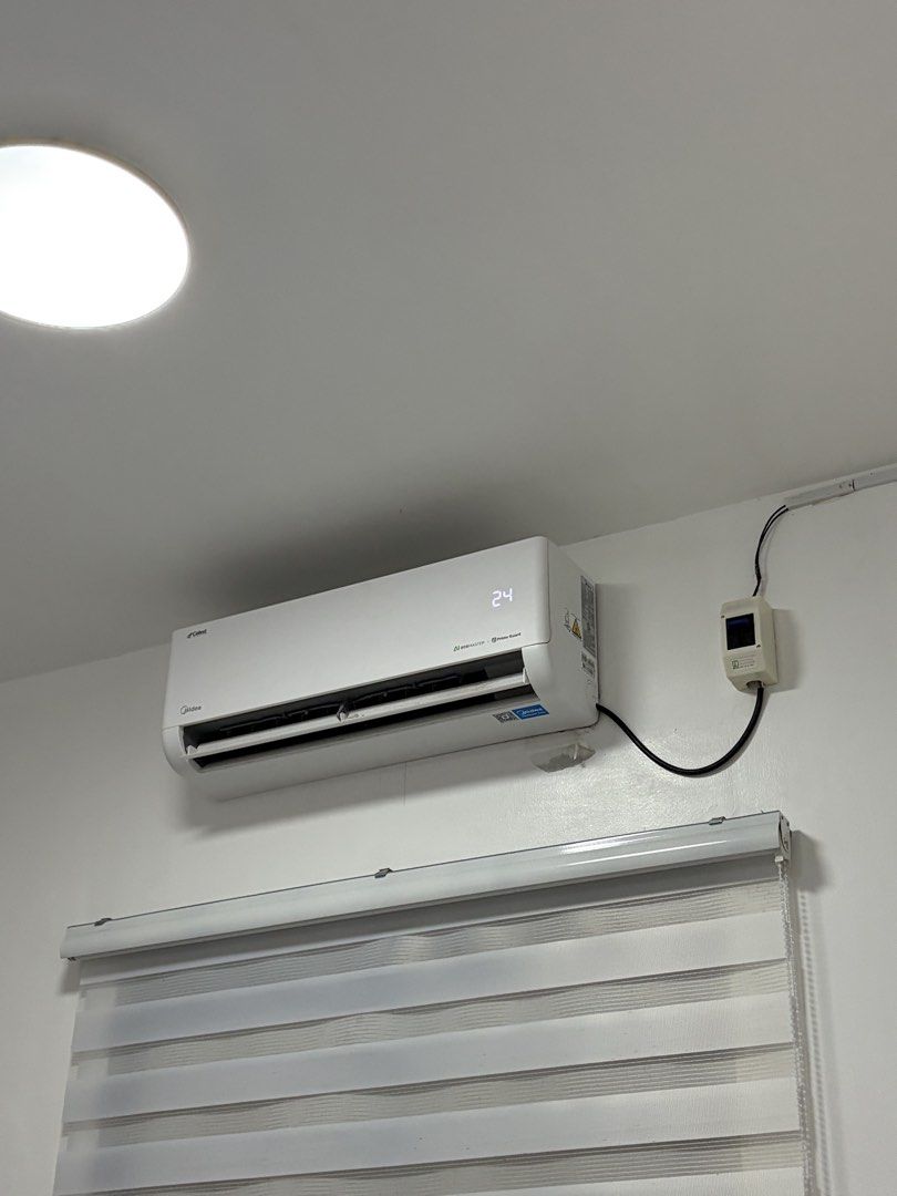 Midea Celeste Pro 1.5hp Split Type Air Conditioner (Category: Air Conditioning and Heating) located in Batangas. Submitted by mommyyel (Listing ID 1463958916, Image 1). Description: - Midea Celeste Pro Split Type Air Conditioner 1.5hp - Good as new, no issues - Used for 1.5yr.