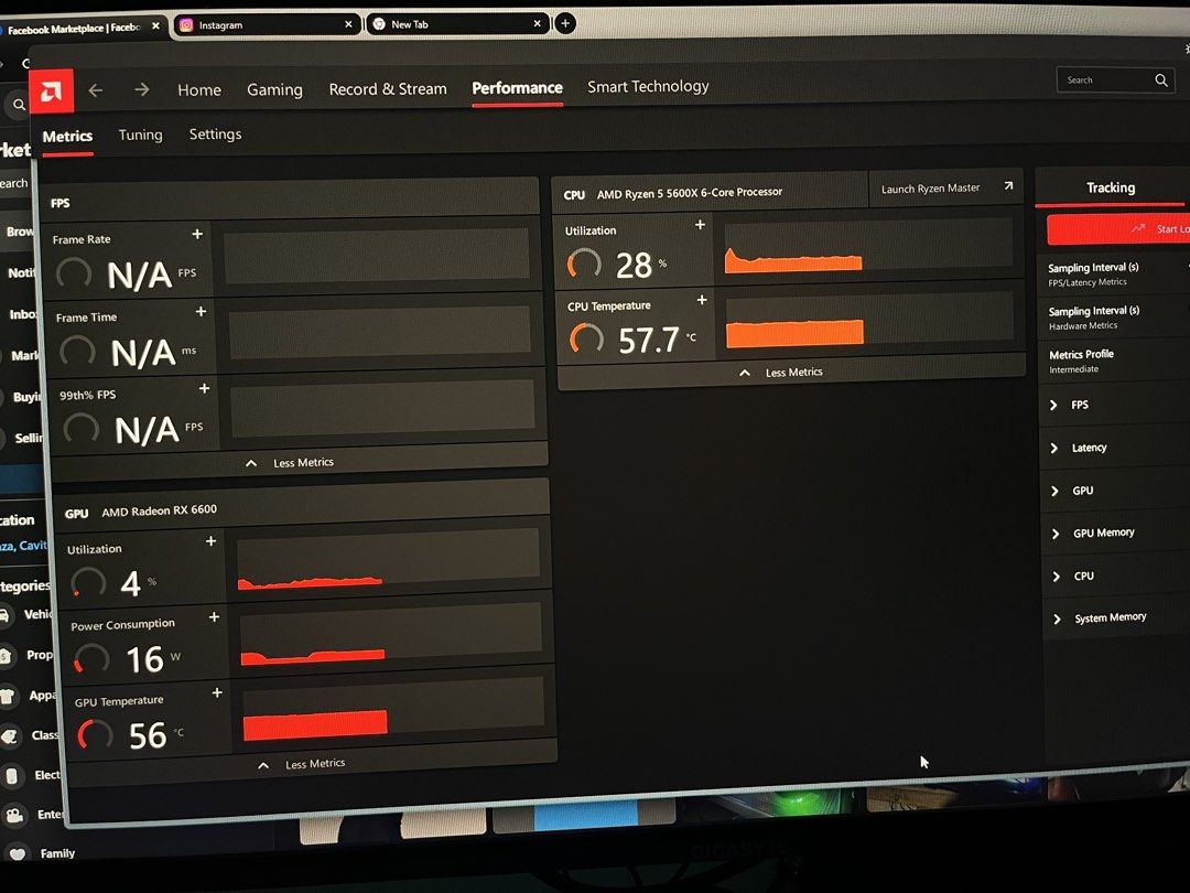Midtier AM4 System Unit (Category: Desktops) located in Cavite. Submitted by 420mycelium (Listing ID 1463948907, Image 2). Description: Specifications: Processor (CPU): AMD Ryzen 5 5600X (6 Cores / 12 Threads) Graphics Card (GPU): Asus RX 6600 8GB(with box) Motherboard: Gigabyte / Aorus B550M Motherboard CPU Cooler: Corsair All-in-One (AIO) Liquid Cooler Memory (RAM): 16GB XPG White DDR4 3600MHz(with box still got warranty) Storage: 512GB Kingsto