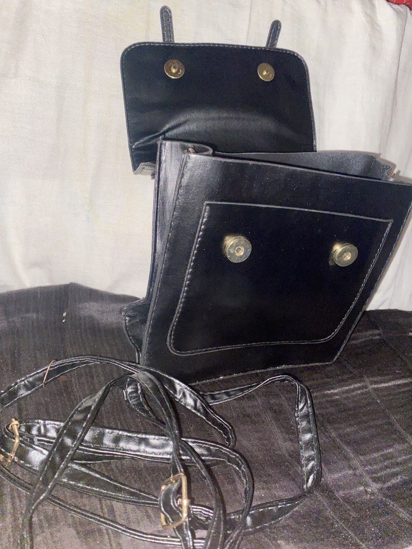 Mini Backpack (Category: Backpacks) located in Manila. Submitted by w.ndy49 (Listing ID 1463939620, Image 3). Description: brand new mini back pack black can be used without or with lace good quality.