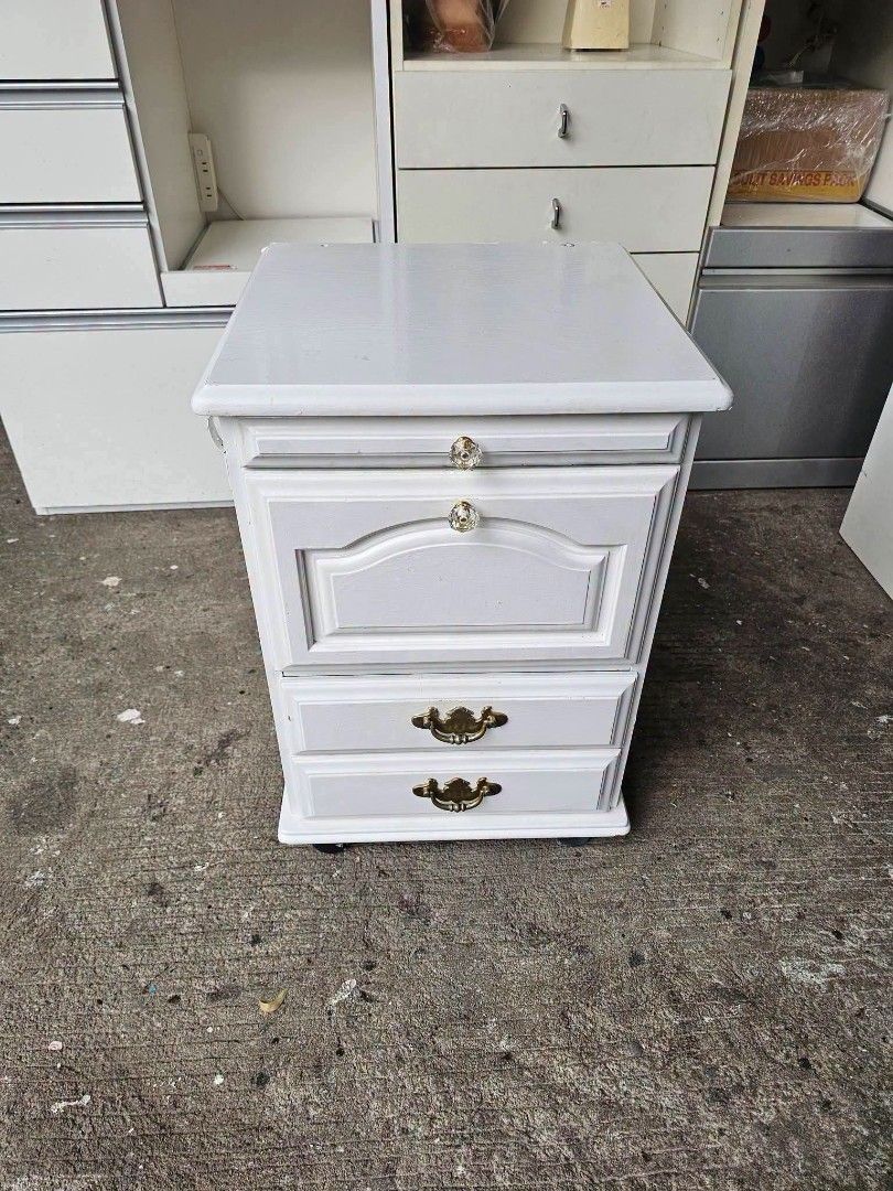 Mini Cabinet (Category: Shelves, Cabinets & Racks) located in Meycauayan. Submitted by marygracecasimiro (Listing ID 1464134603, Image 1). Description: Mini Cabinet ‼️₱4,000‼️ ✔L-16 H-23 W-15 inches 📏 ✔️1 Reclined and 3 Drawers 🗄 ✔️Solidwood & Mdf Back! 💢 ✔Scratches As-is! 👌🩷💙.
