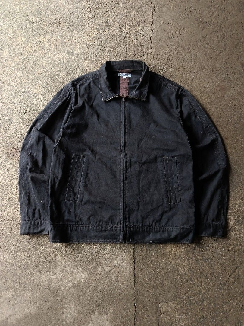 Mitsumine Blouson Denim Jacket (Category: Coats, Jackets and Outerwear) located in Cabuyao City. Submitted by sift.clo (Listing ID 1464041142, Image 1). Description: Mitsumine Blouson Denim Jacket Length: 26 Width: 21 Good as new 1k or 1000 Shipped Location: Cabuyao, Laguna MOP: GCash Shipping Options: Lalamove or J&T.