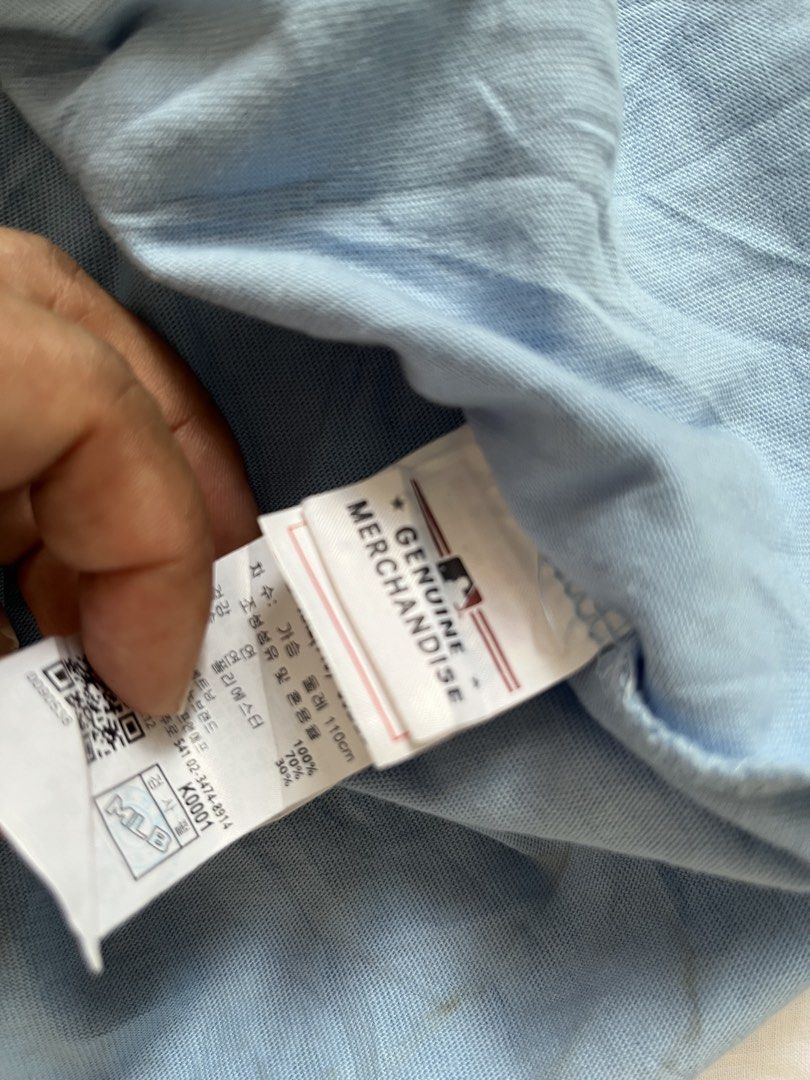 MLB (Category: Coats, Jackets and Outerwear) located in Malolos. Submitted by rmx.essential (Listing ID 1463946685, Image 3). Description: Dimes 27x32 Color rate 10 Complete tags Payment first via gcash Lalamove delivery.