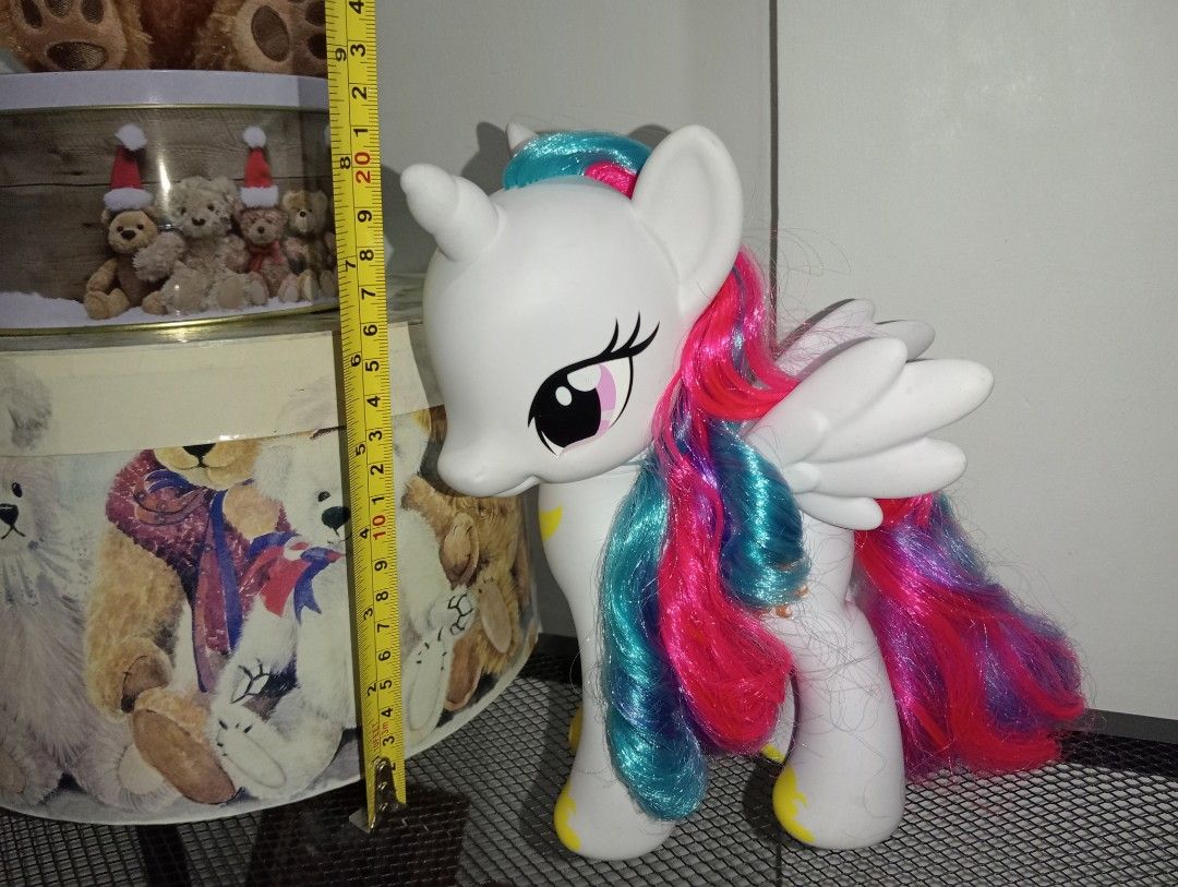 MLP #5 (FREE SF) CELESTIA BIG (Category: Plushies & Soft Toys) located in Kawit. Submitted by gieclutter (Listing ID 1463978299, Image 2). Description: Flakers and joy reservers are 𝗻𝗼𝘁 𝗮𝗹𝗹𝗼𝘄𝗲𝗱 Actual photos, sized precisely Verify items dimensions first All sales are final—no returns, exchanges, or refunds 𝗖𝗢𝗡𝗗𝗜𝗧𝗜𝗢𝗡: ・𝗟𝗡 ・good as new body condition, semi-dry and frizzy hair, minor stains, paint chips, and scratches ・from my 