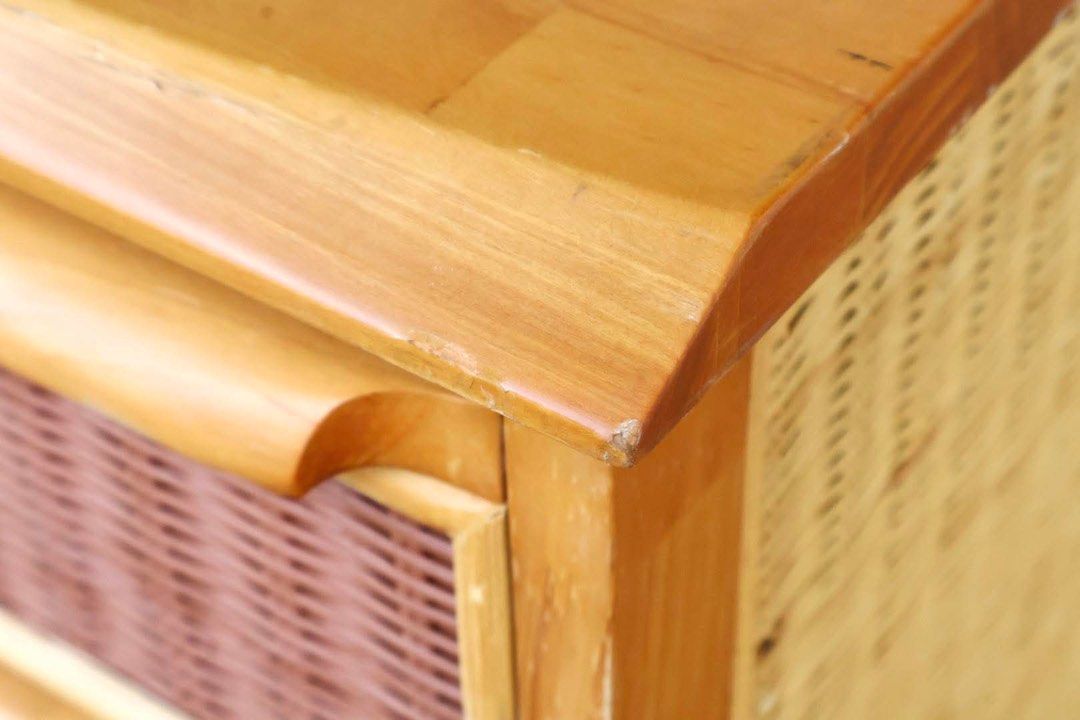 MODERN DESIGN DRAWER WITH 8PULLOUT DRAWERS MIX WITH RATTAN (Category: Shelves, Cabinets & Racks) located in Manila. Submitted by jerichocal17856 (Listing ID 1464073981, Image 3). Description: JAPAN SURPLUS FURNITURE “KOIZUMI” MODERN DESIGN DRAWER WITH 8PULLOUT DRAWERS MIX WITH RATTAN Size 27.5L x 16.5W x 32H in inches (AS-IS ITEM) *Minimal Scratch Only IN GOOD CONDITION.