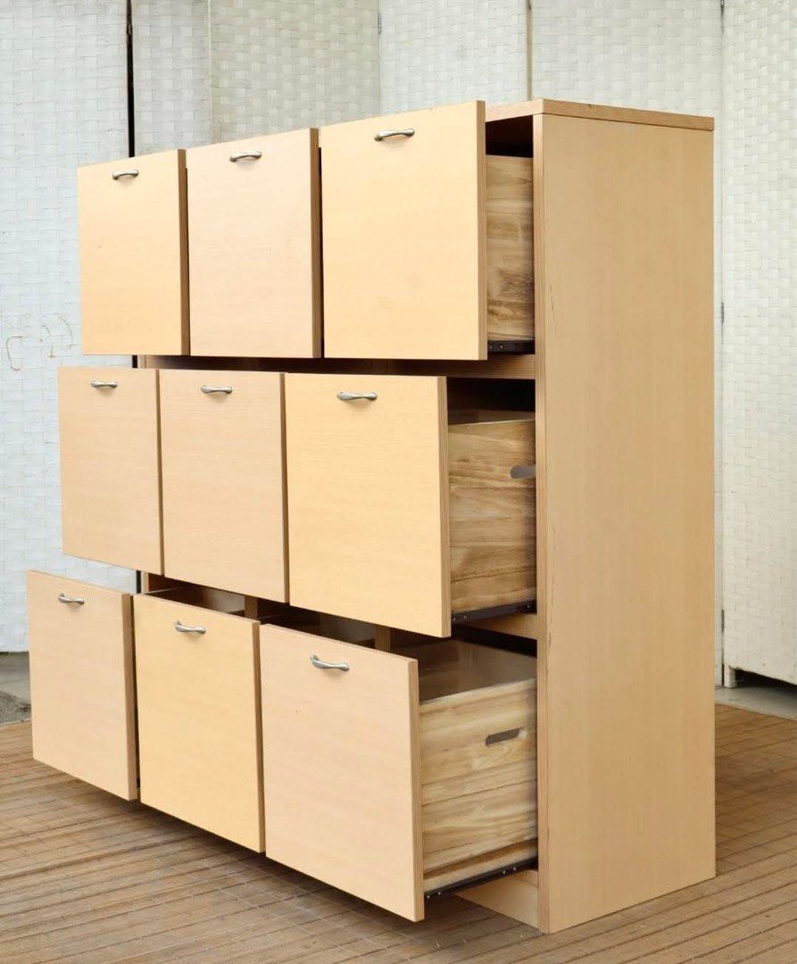 MODERN DESIGN LATERAL DRAWER WITH 9PULLOUT DRAWERS (Category: Shelves, Cabinets & Racks) located in Manila. Submitted by jerichocal17856 (Listing ID 1464072748, Image 2). Description: JAPAN SURPLUS FURNITURE “SATO” MODERN DESIGN LATERAL DRAWER WITH 9PULLOUT DRAWERS Size 44L x 15.5W x 46.76H in inches (AS-IS ITEM) *Minimal Scratch Only IN GOOD CONDITION.