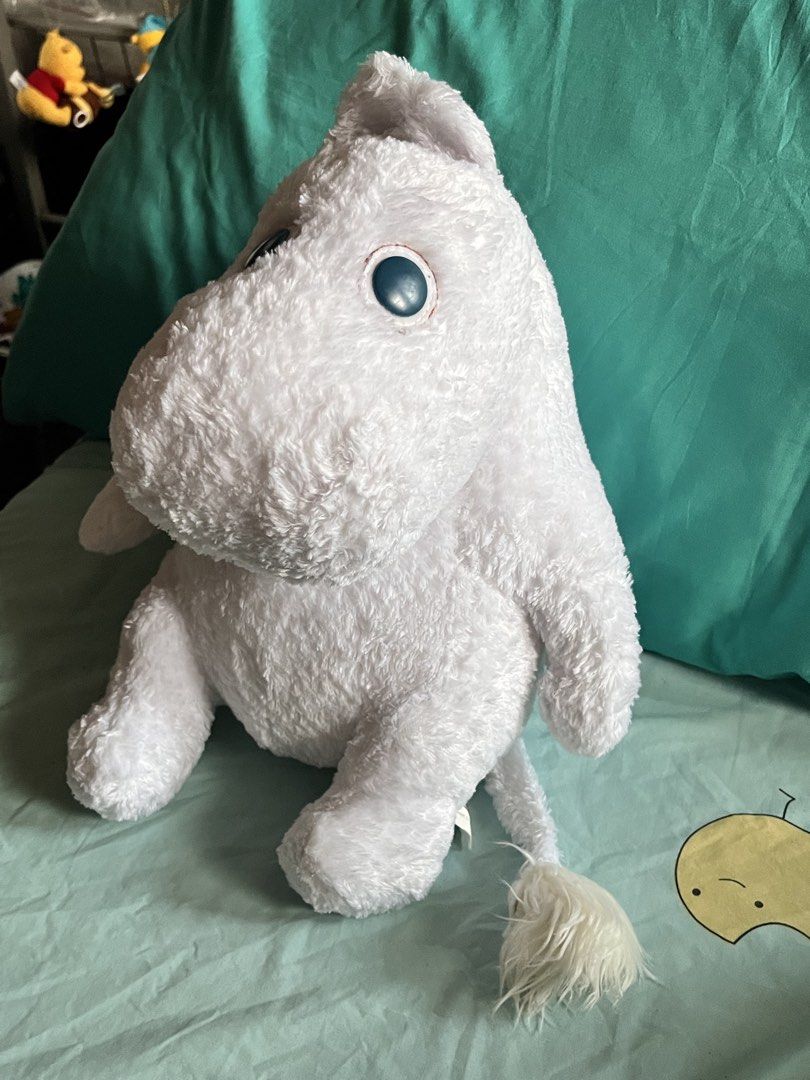 Moomin white plain 12 “ plush (Category: Plushies & Soft Toys) located in Paranaque City. Submitted by bonsaiart (Listing ID 1464045552, Image 3). Description: Pre owned Good Condition 4500(fixed)+ sf Payment first policy (gcash/ paymaya) Shipping ONLY (J&t) NO TO COD NO TO MEETUP NO TO COP (LBC) No breaking of set or bundle.