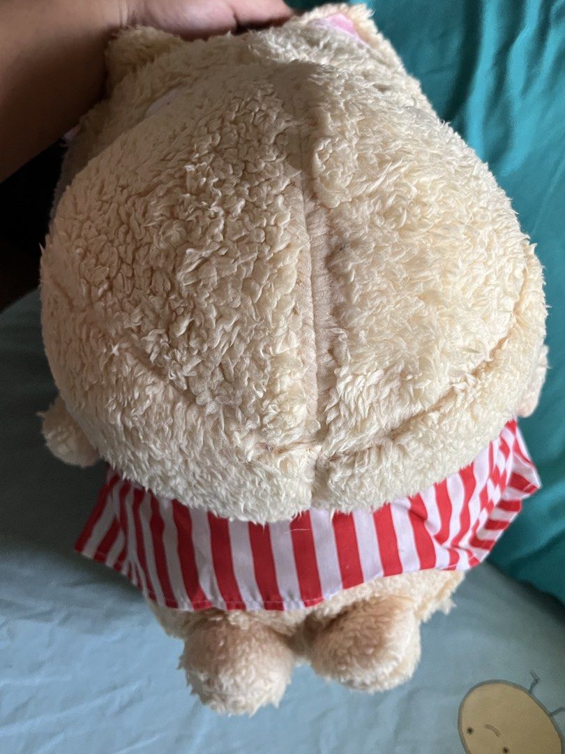 Moomin yellow w apron big (Category: Plushies & Soft Toys) located in Paranaque City. Submitted by bonsaiart (Listing ID 1464044710, Image 2). Description: Pre owned Good Condition Bulky 1150(fixed)+ sf Payment first policy (gcash/ paymaya) Shipping ONLY (J&t) NO TO COD NO TO MEETUP NO TO COP (LBC) No breaking of set or bundle.