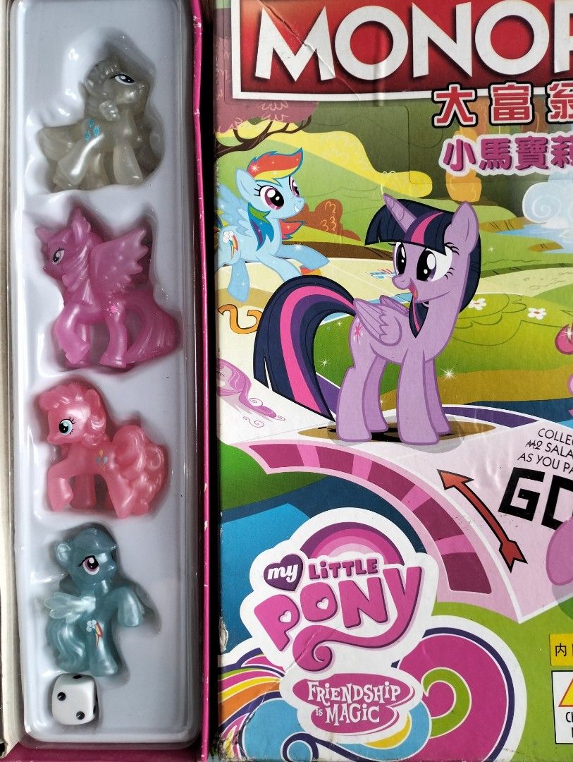 My Little Pony Monopoly (Category: Other Merchandise) located in Baguio. Submitted by toys_of_yesteryear (Listing ID 1464112719, Image 1). Description: LOCATION: Baguio City PRICE: posted + sf DESCRIPTION: 👉 Hasbro My Little Pony Monopoly CONDITION: 👉 Used 👉 Item description is subjective so buyers are encouraged to rely on their judgement based on the pictures posted before buying. Actual photos posted. 👉 SOLD AS IS, what you see is what you