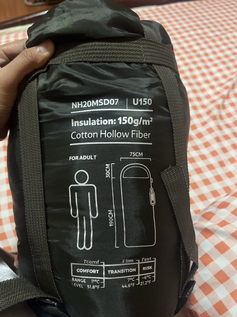 NATUREHIKE SLEEPING BAG (Category: Hiking & Camping) located in Davao. Submitted by joyous33 (Listing ID 1464093296, Image 2). Description: Used once. Impulse decision to start camping..