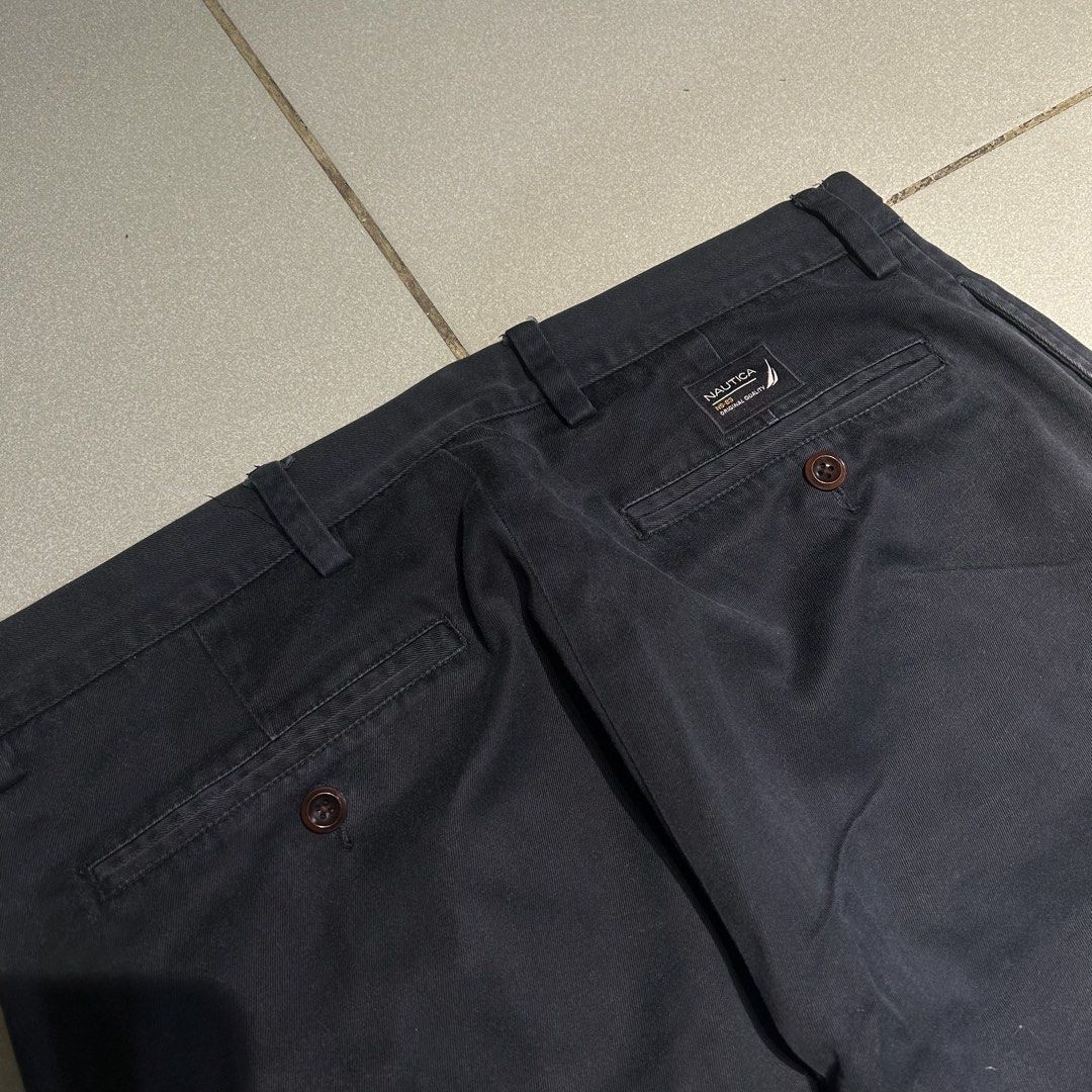 Nautica Navy Chinos (Category: Chinos) located in Angeles City. Submitted by 5am.collective (Listing ID 1463969935, Image 2). Description: Nautica Navy Chinos PHP 449 Only🏷️ Waist 34 Length 41 Leg Open 9 Excellent Condition💙.