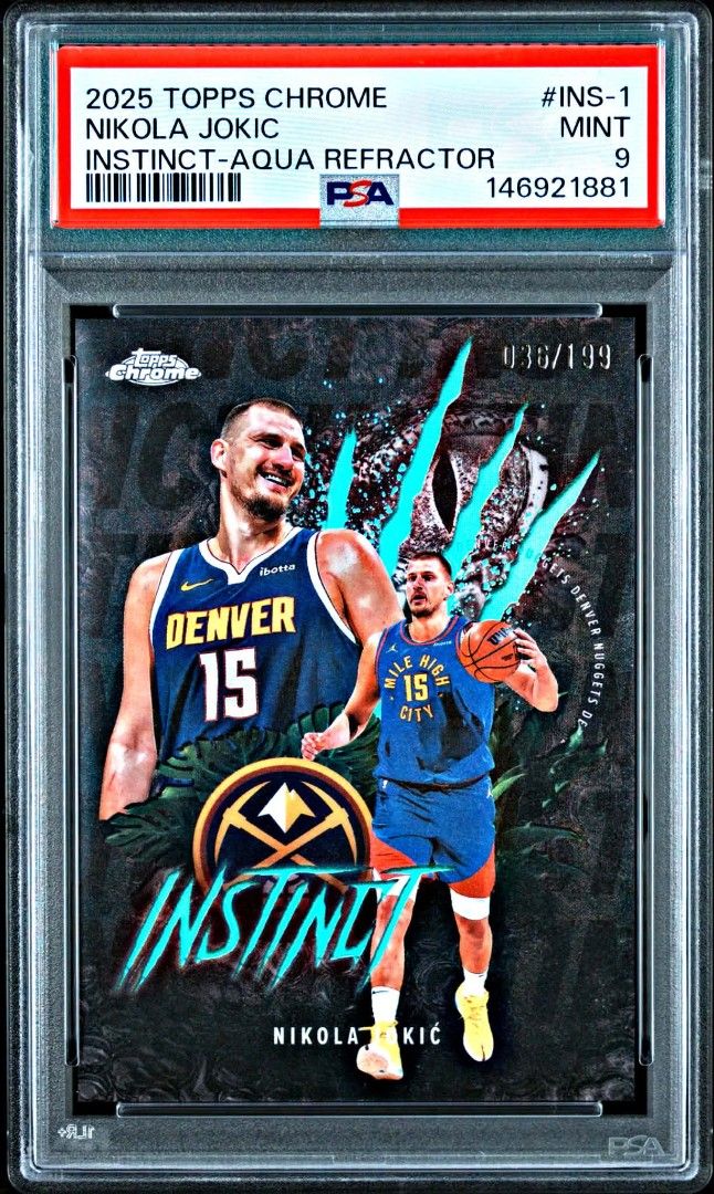 NBA Cards (Category: Raw Singles) located in Marikina City. Submitted by baransandee26 (Listing ID 1463954175, Image 3). Description: FOR SALE / ALL NEGOTIABLE All cards are on hand and ready to ship anytime. Detailed photos and video available upon request. 2021-22 LaMELO BALL PANINI NBA HOOPS SLAM HOLO "THE FUTURE" PSA MINT 9 - ₱4k only or your best offer - 2025-26 NIKOLA JOKIČ TOPPS CHROME INSTINCT AQUA REFRACTOR RARE SP /199 PSA MINT 9 - ₱3k 