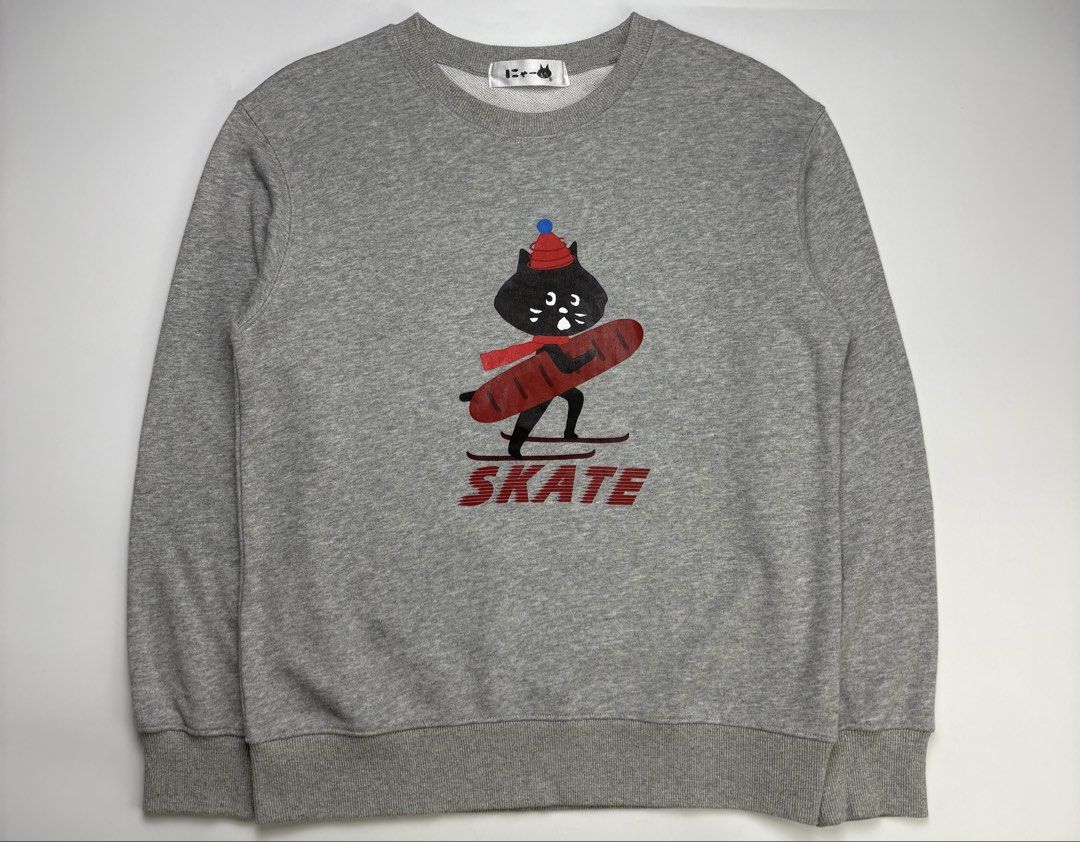 Ne-Net Nya Skate Sweatshirt (Category: Coats, Jackets and Outerwear) located in Cavite. Submitted by sc_rcity (Listing ID 1464049822, Image 1). Description: Tagged Size : 2 | Medium Authentic In Great Condition Sign of wear No Flaw Made in China No Inclusion Width 19.5 Length 24.5 Shoulder 18.5 Sleeve 22.