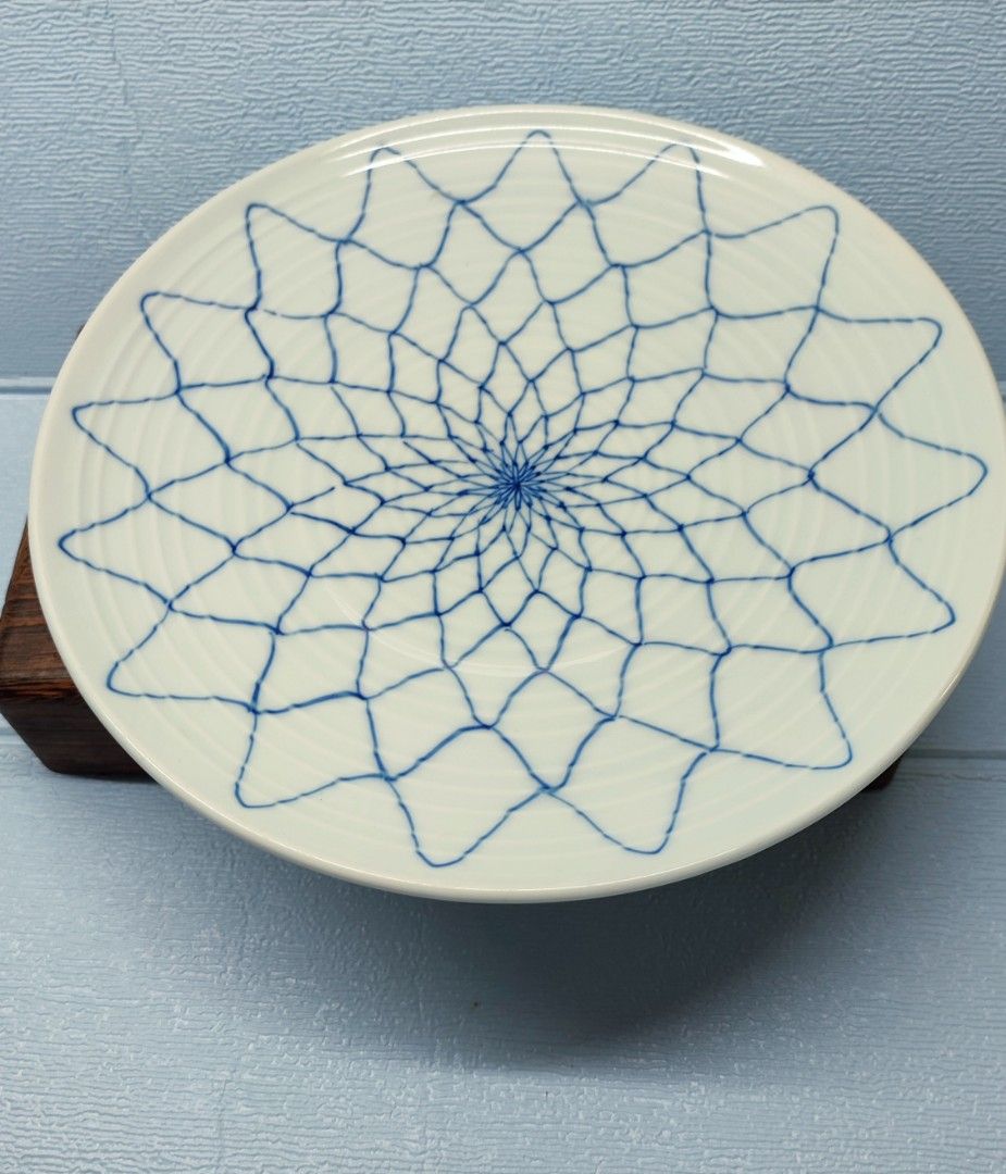 Net Pattern tableware (Category: Dinnerware & Cutlery) located in Mandaluyong City. Submitted by lalahhome (Listing ID 1463968159, Image 2). Description: 1 bundle of Net pattern plates, bowls, saucers Good conditioN Japan made.