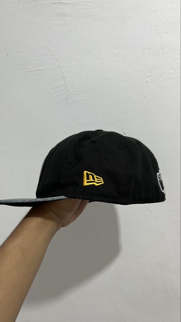 New era fitted hat close Cap youth size (Category: Caps & Hats) located in Pasay City. Submitted by vintagearchive28 (Listing ID 1464030427, Image 2). Description: - Brand: New Era - Style: 59FIFTY Fitted Cap - Team: Pittsburgh Steelers - Size: 6 1/2 Youth size.