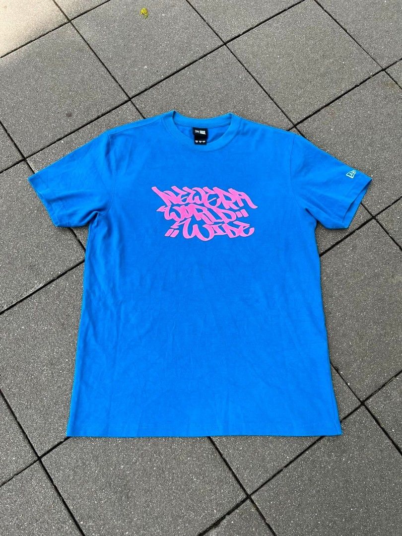 New era Graffiti Ocean Blue (Category: Activewear) located in Davao. Submitted by thriftnijanny (Listing ID 1464060123, Image 1). Description: size XL (22x30) Color rate: 9.8/10 issue: None.