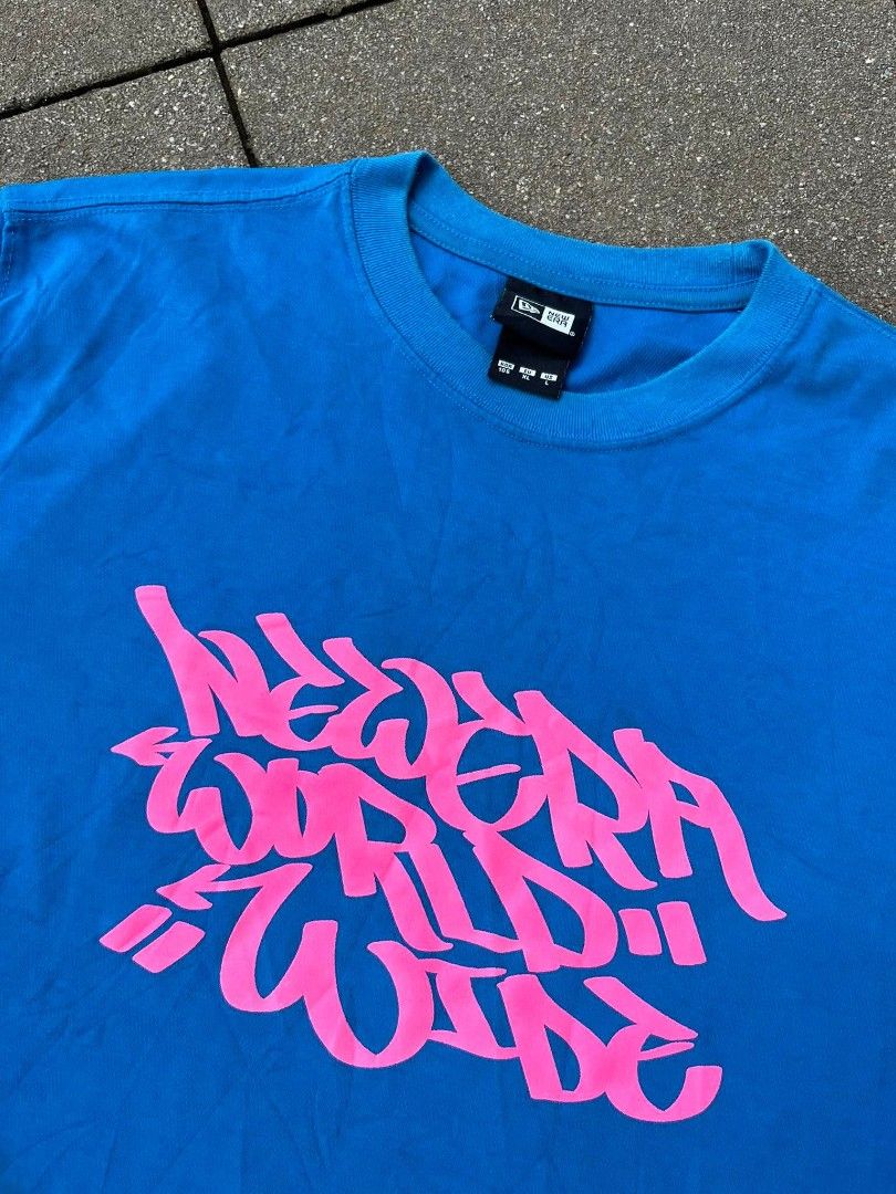 New era Graffiti Ocean Blue (Category: Activewear) located in Davao. Submitted by thriftnijanny (Listing ID 1464060123, Image 2). Description: size XL (22x30) Color rate: 9.8/10 issue: None.