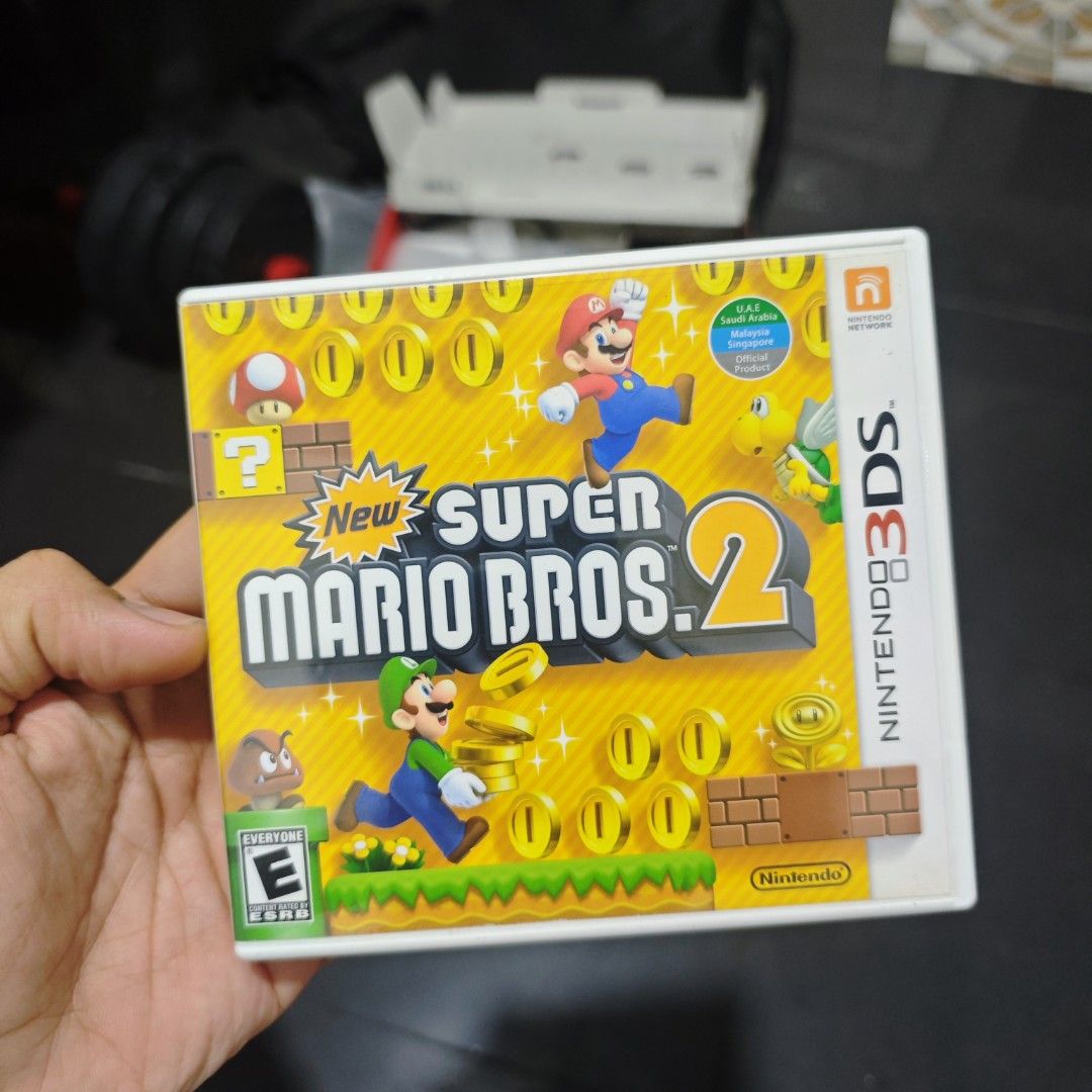 New Super Mario Bros 2 3DS Game (Category: Nintendo) located in Quezon City. Submitted by shopme_gadget30 (Listing ID 1464089178, Image 1). Description: kindly read the details first for sale fixed price good Condition tested and working with Case, game csrt and manual compatible to Nintendo 3DS/2DS usa region Shoopppppeee —,✅ can check out pm for the linnnkkk (If shoopppee check out, price is higher because of shooppppeee deduction qc area meet 
