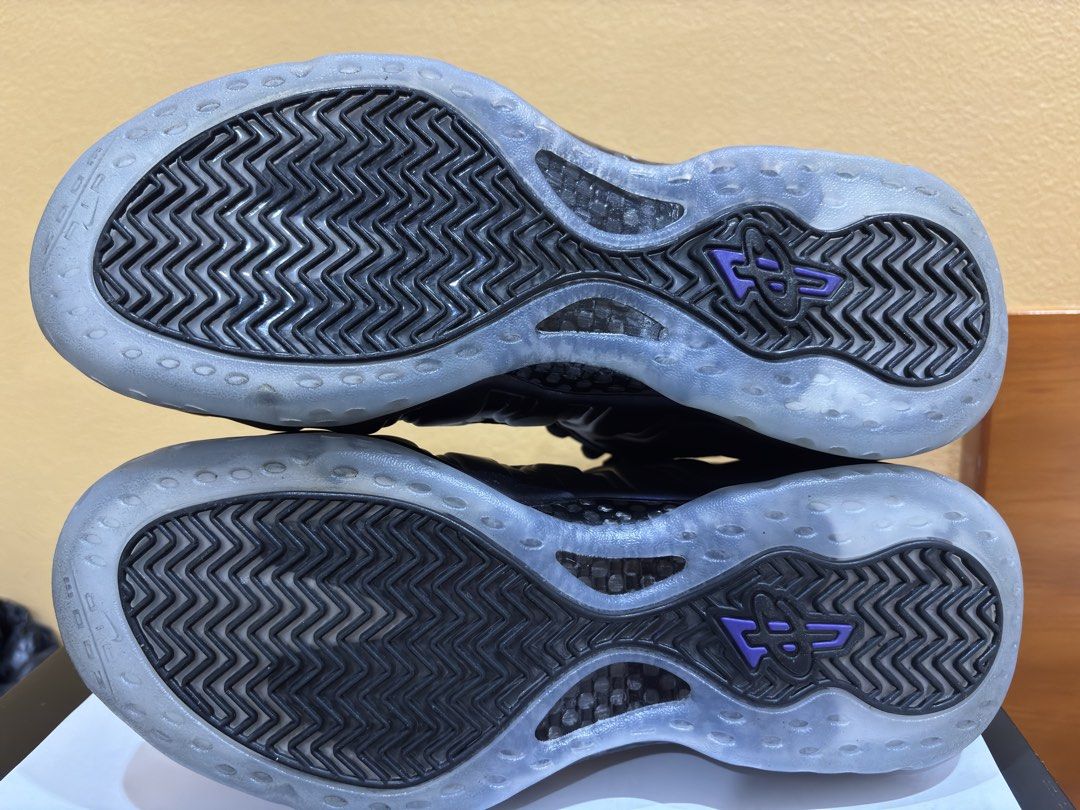 Nike Air Foamposite One "Eggplant" (US 8) (Category: Casual Shoes) located in Quezon City. Submitted by alldayhustle (Listing ID 1464117046, Image 2). Description: Used once on a wooden court.