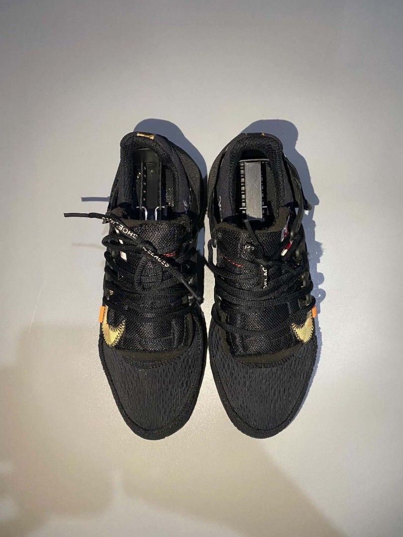 Nike Air Presto x Off White (Category: Dress Shoes) located in Manila. Submitted by lunalongpress (Listing ID 1464054937, Image 2). Description: Fit to size 9,5 1300Shipped Valenzuela City Located.