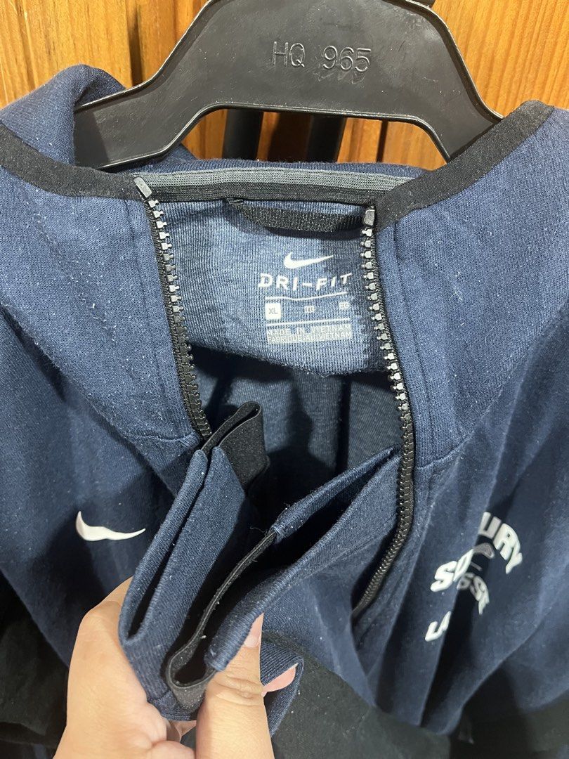 Nike Dri-Fit Jacket (Category: Activewear) located in Baguio. Submitted by subcode_2600 (Listing ID 1464044971, Image 3). Description: Other details included in the pictures Do not hesitate to message us for questions. Thank you! .