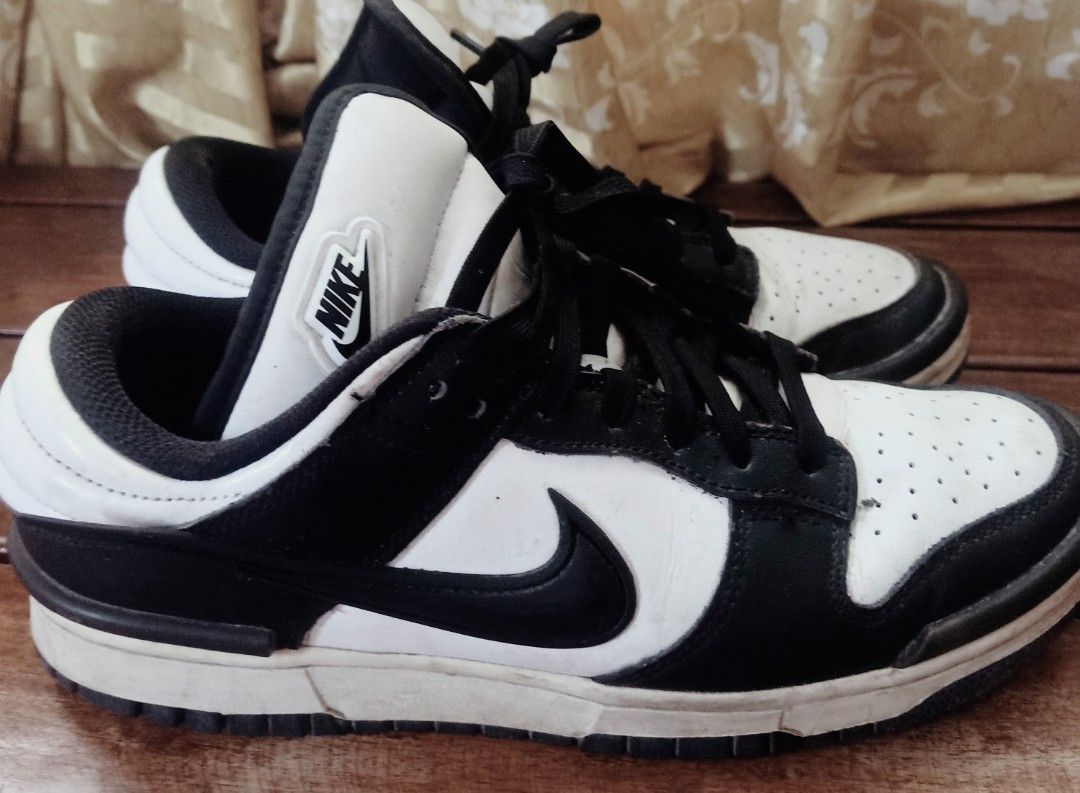Nike Dunk Low Black White (Category: Sneakers) located in Nasugbu. Submitted by thirfthnidrew (Listing ID 1463948289, Image 1). Description: - Classic black and white Nike Dunks - Low-top silhouette - Black laces - Shows some signs of wear on soles and uppers - Perfect for everyday wear - Iconic and stylish kicks.