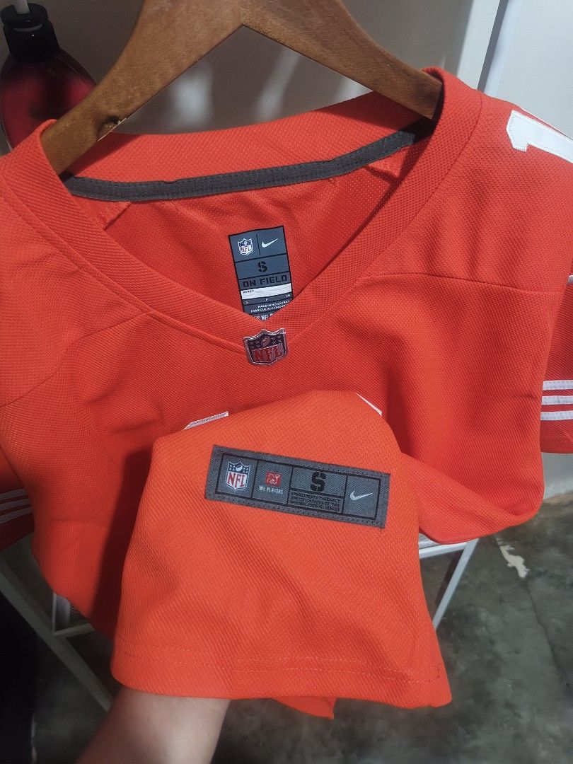 Nike NFL Jersey (Category: Activewear) located in Koronadal. Submitted by zxckeeeny_ (Listing ID 1464039982, Image 2). Description: - Orange Nike NFL Jersey ‎22.5x30.5 ‎excellent ‎9.8/10 ‎no issue.