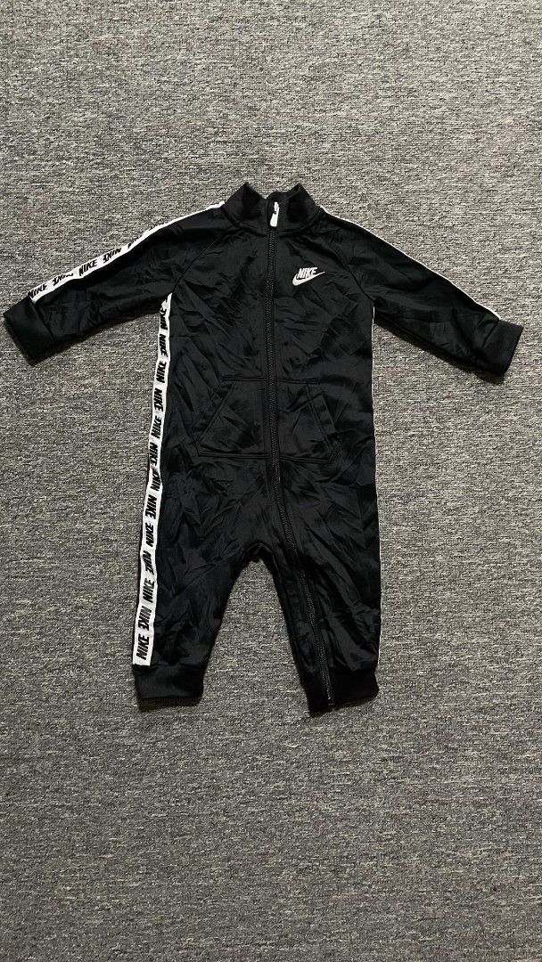 Nike Tricot Coverall (Category: Babies & Kids Fashion) located in Manila. Submitted by jusss121 (Listing ID 1464036662, Image 1). Description: 11 Width 23 Length Good as new condition No issue DM 💌.