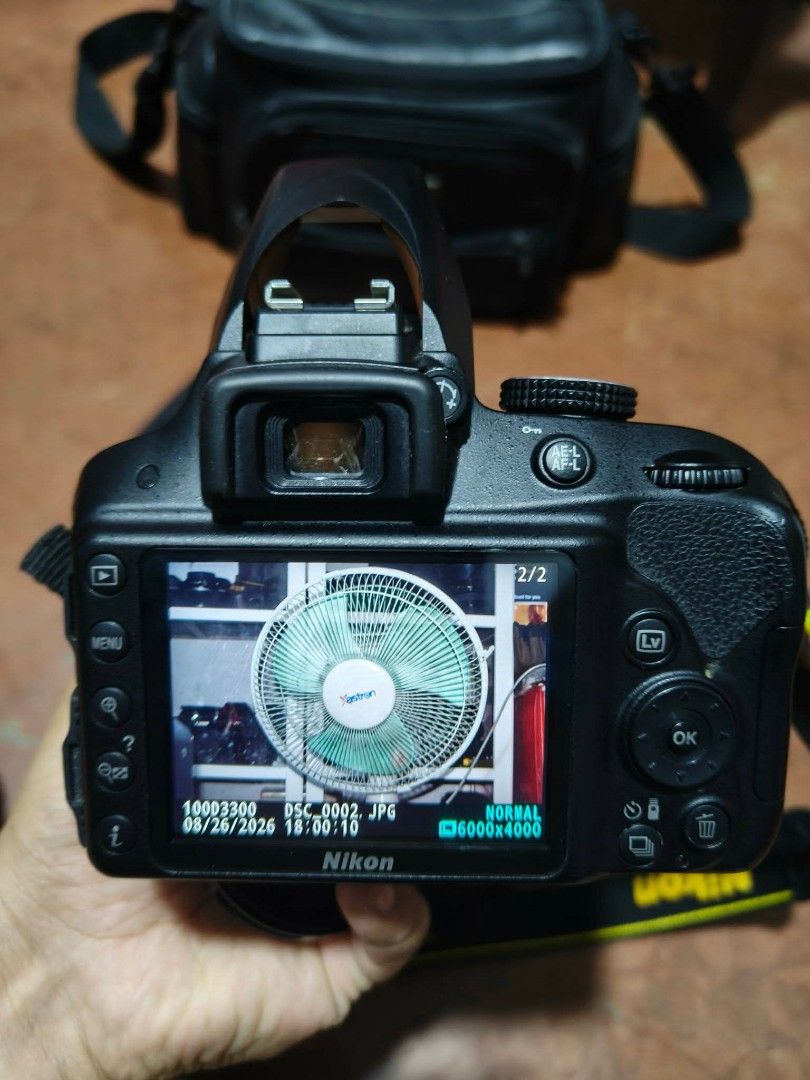 Nikon d3300 24megapixels with 18-55mm Kitlens (Category: Cameras) located in Manila. Submitted by camera.matrix.ph (Listing ID 1463986829, Image 3). Description: Nikon d3300 24megapixels with 18-55mm Kitlens for your Photojornalism Journey 14,500 Only Cash 14,500 Pesos 14,500k Php 14,500k Usdt Gcash Crypto Complete set with Camera Bag Memory Card Nikon Lens cap Nikon Chargger Nikon Battery Nikon Strap Nikon 18-55mm Lens Nikon d3300 24megapixels W