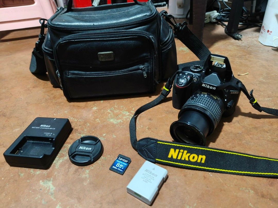 Nikon d3300 24megapixels with 18-55mm Kitlens (Category: Cameras) located in Manila. Submitted by camera.matrix.ph (Listing ID 1463986829, Image 2). Description: Nikon d3300 24megapixels with 18-55mm Kitlens for your Photojornalism Journey 14,500 Only Cash 14,500 Pesos 14,500k Php 14,500k Usdt Gcash Crypto Complete set with Camera Bag Memory Card Nikon Lens cap Nikon Chargger Nikon Battery Nikon Strap Nikon 18-55mm Lens Nikon d3300 24megapixels W