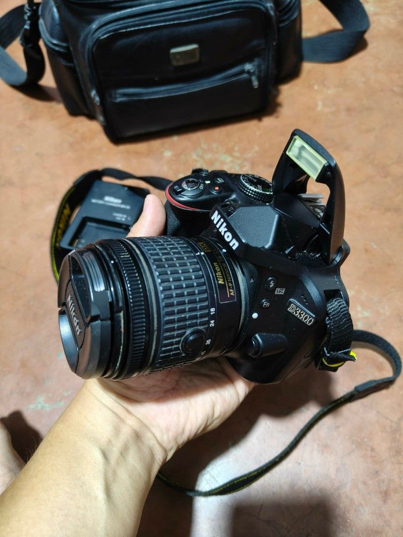 Nikon d3300 24megapixels with 18-55mm Kitlens (Category: Cameras) located in Manila. Submitted by camera.matrix.ph (Listing ID 1463986829, Image 1). Description: Nikon d3300 24megapixels with 18-55mm Kitlens for your Photojornalism Journey 14,500 Only Cash 14,500 Pesos 14,500k Php 14,500k Usdt Gcash Crypto Complete set with Camera Bag Memory Card Nikon Lens cap Nikon Chargger Nikon Battery Nikon Strap Nikon 18-55mm Lens Nikon d3300 24megapixels W