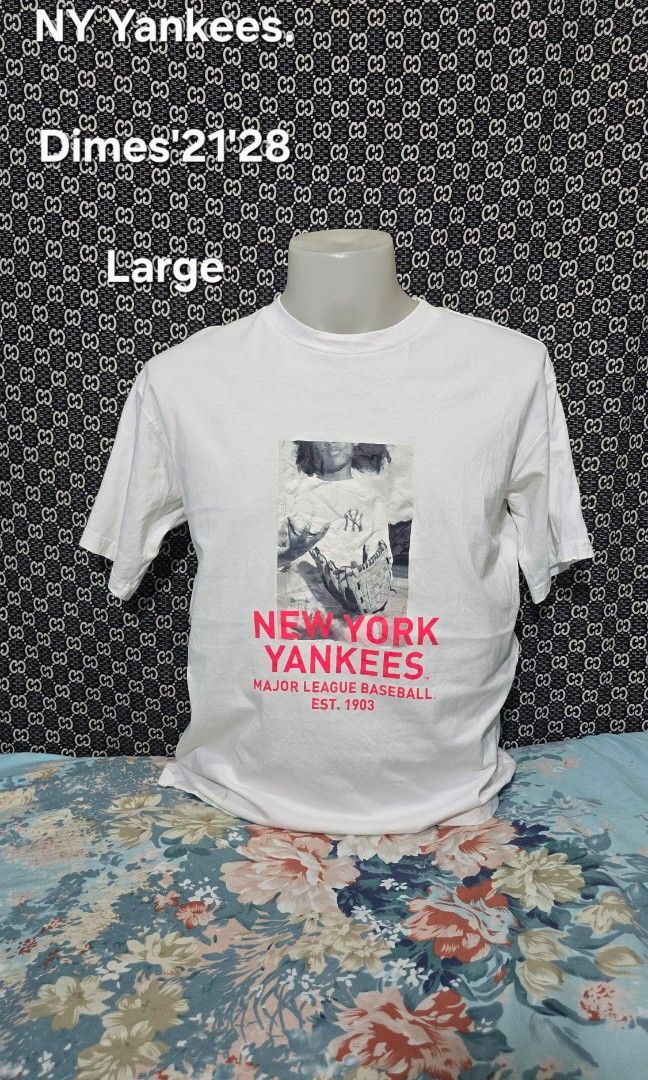 Ny Yankees (Category: Tshirts & Polo Shirts ) located in Hinigaran. Submitted by thrift_street_6106 (Listing ID 1463942579, Image 1). Description: NY Yankees. Dimes'21'28 Large Exclnt cond 300.