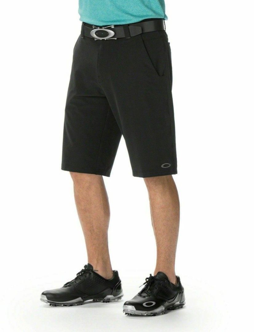 Oakley Golf Shorts Black Men's (Category: Shorts) located in Sorsogon. Submitted by johnmichae69459 (Listing ID 1464137191, Image 2). Description: - Oakley Golf Shorts - Men's Size 38 waistline - 21 lenght - Color: Black - Ideal for golf or casual wear - Comfortable and stylish design - Button closure with zip fly - Two front pockets and two back pockets - Features Oakley logo on leg and button.