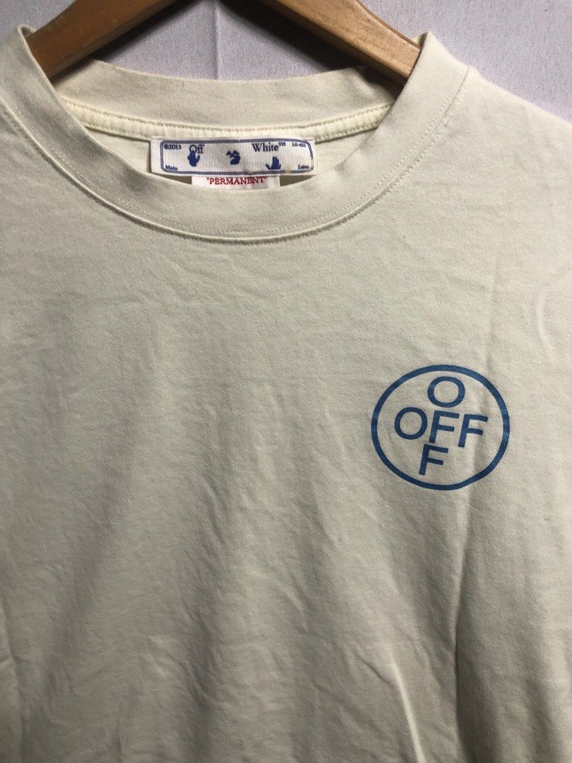 Off white tee (Category: Tshirts & Polo Shirts ) located in Cagayan de Oro. Submitted by kennymiiiiii (Listing ID 1464074217, Image 2). Description: 22*25 No issue Scannable qr C63.