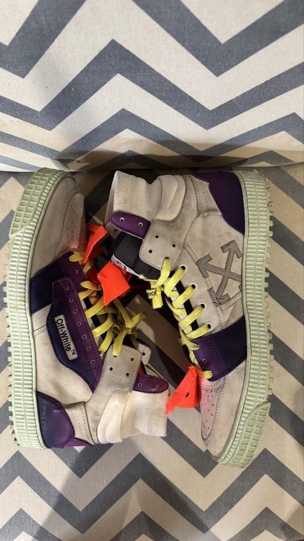 Off-White Off Court Purple 3.0 (Category: Sneakers) located in Pasig City. Submitted by joztselling (Listing ID 1463951573, Image 3). Description: Bought in archive store Purchased in 2022 Comes with box.