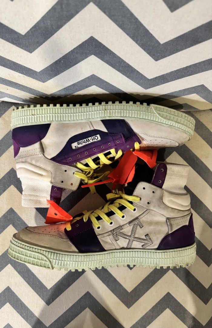Off-White Off Court Purple 3.0 (Category: Sneakers) located in Pasig City. Submitted by joztselling (Listing ID 1463951573, Image 1). Description: Bought in archive store Purchased in 2022 Comes with box.