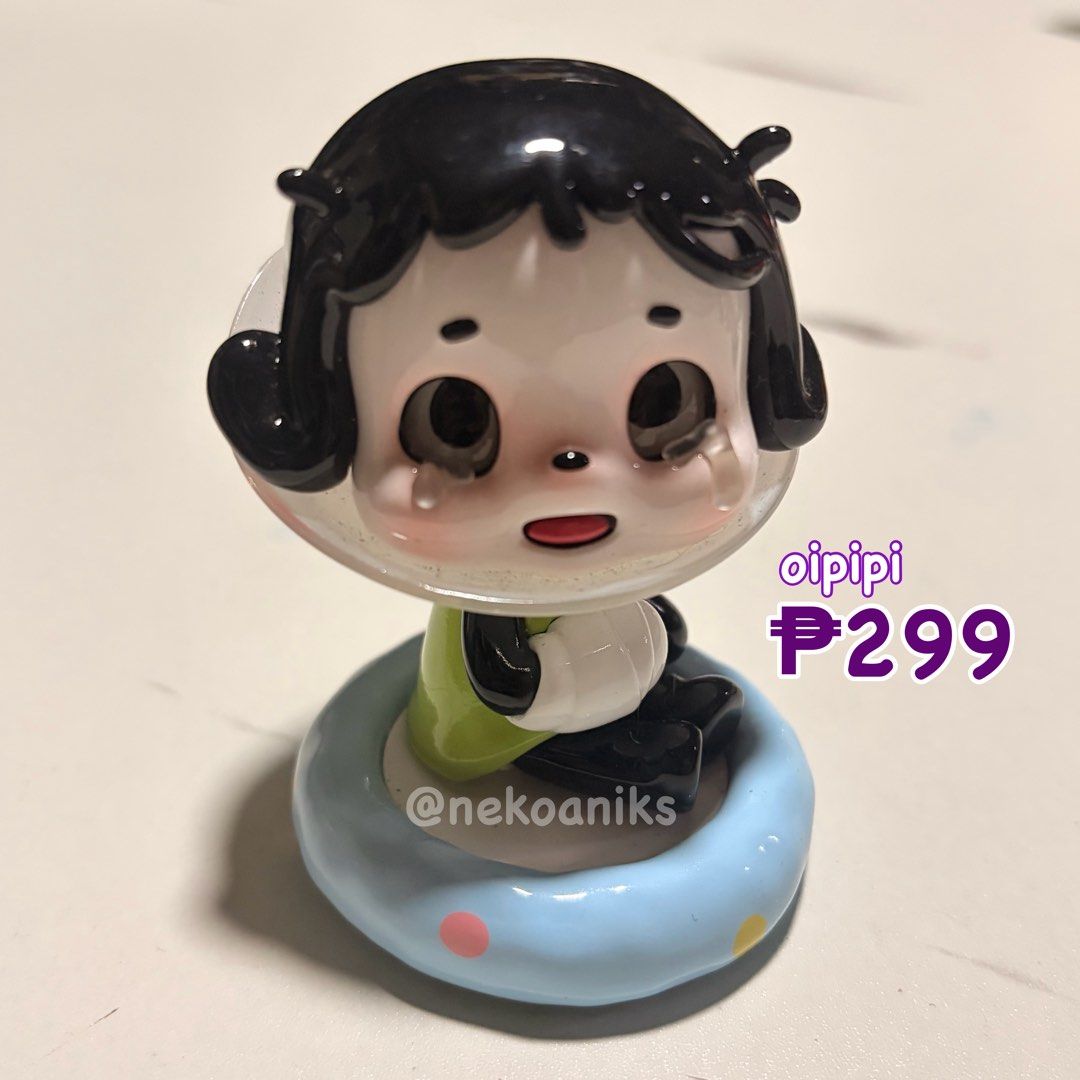 OIPPIPI POPMART don’t cry figurine (Category: Designer & Blind Box Toys) located in Manila. Submitted by nekoaniks (Listing ID 1464102744, Image 1). Description: oippipi popmart no bnf mint condi shipping via j&t.