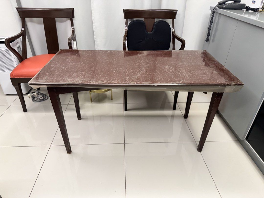 Old study table (Category: Tables & Sets) located in Quezon City. Submitted by carm.ge (Listing ID 1463993582, Image 1). Description: Old wooden study table for sale Well used 2ft x 4ft Table only no chairs Location: Quezon City near East Avenue.