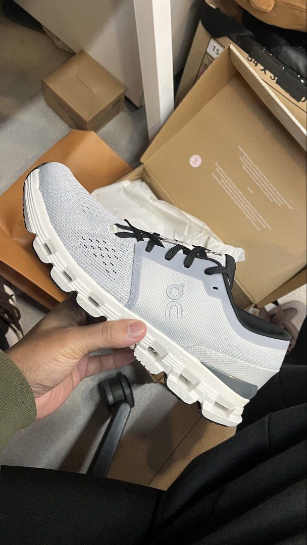 OnCloud X4 Glacier Stone (Category: Sneakers) located in Manila. Submitted by diaaaaan_ (Listing ID 1463984775, Image 1). Description: Size 9.5 Complete with box RFS. change of plans, personal pair.
