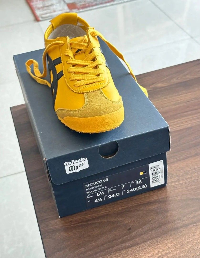 Onitsuka Tiger Mexico 66 Kill Bill Yellow (Category: Casual Shoes) located in Alabel. Submitted by northerx (Listing ID 1463954897, Image 1). Description: Onitsuka Tiger Mexico 66 Kill Bill Yellow ( Authentic bought from Japan) Orig Price:7,500 Selling Price: 4,000 only Euro 38 24CM Worn Once Brand New Condition Rfs: need funds.