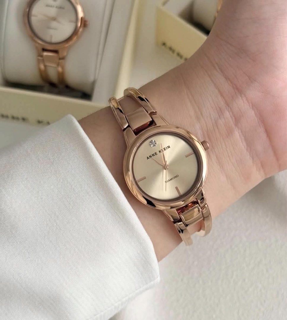 💯ORIGINAL ANNE KLEIN OPEN BANGLE WATCH (Category: Women's Watches) located in Manila. Submitted by luxebybern (Listing ID 1463943292, Image 1). Description: 💯 ORIGINAL AK WATCH ⬇️ LOWER THAN MALL PRICE 💵 CASH PAYMENT ☑️ LAYAWAY / INSTALLMENT .