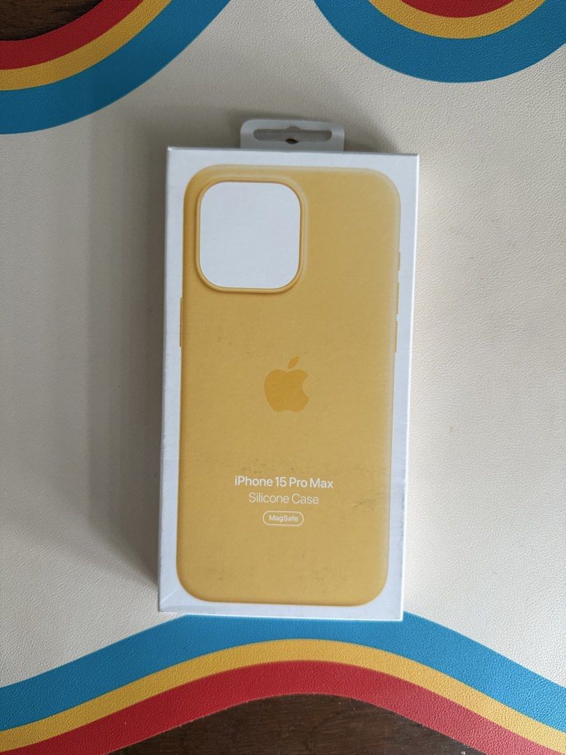 Original Apple Silicone MagSafe Case for iPhone 15 Pro Max (Category: Cases & Sleeves) located in Manila. Submitted by razelysonn (Listing ID 1464007635, Image 1). Description: Fixed price last piece Location: Binondo.