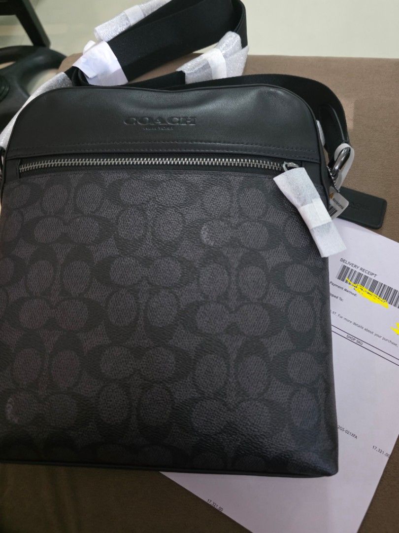 Original Coach Men Houston Bag (Category: Shoulder Bags) located in Las Pinas. Submitted by originallyforyou (Listing ID 1463963662, Image 1). Description: Brand New Original Complete with polyplastic,tag,and care card Guaranteed from store not fake or replica See delivery receipt.