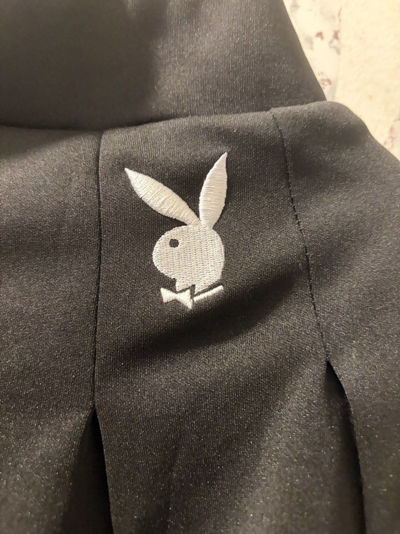 Original Playboy Mini skirt (Category: Skirts) located in Quezon City. Submitted by formeraaavarieties (Listing ID 1463978409, Image 2). Description: Like new Size small Location bago bantay QC .