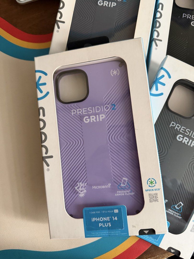 Original Speck Presidio Grip 2 Case for iPhone 14 Plus (Category: Cases & Sleeves) located in Manila. Submitted by razelysonn (Listing ID 1464002630, Image 2). Description: FIXED PRICE 899 EACH - non nego :).