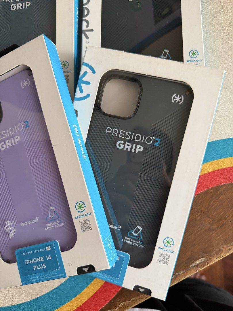 Original Speck Presidio Grip 2 Case for iPhone 14 Plus (Category: Cases & Sleeves) located in Manila. Submitted by razelysonn (Listing ID 1464002630, Image 3). Description: FIXED PRICE 899 EACH - non nego :).