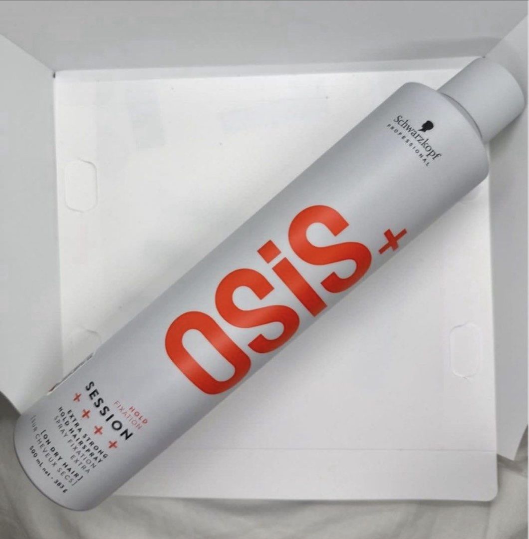 OSIS Hair Spray Extra Strong 500ml (Category: Hair) located in Mandaluyong City. Submitted by cherryspicks (Listing ID 1463941320, Image 2). Description: Authentic and fresh from HK! My go-to hair spray! Very strong hold, but not sticky or heavy. This is a large size at 500ml. Great for personal or professional use. .
