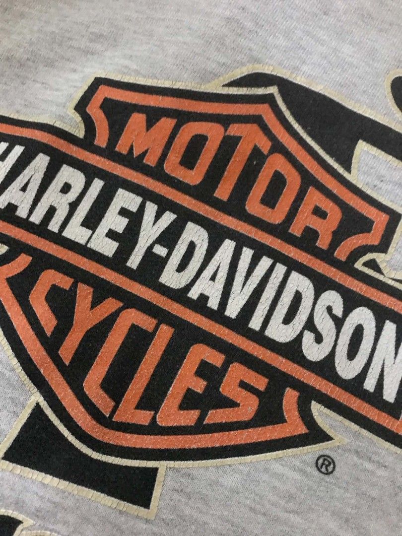 Pacific Harley Davidson Hawaii (Category: Coats, Jackets and Outerwear) located in Manila. Submitted by steezylik (Listing ID 1464003935, Image 3). Description: has a slightly crackprints and stains.
