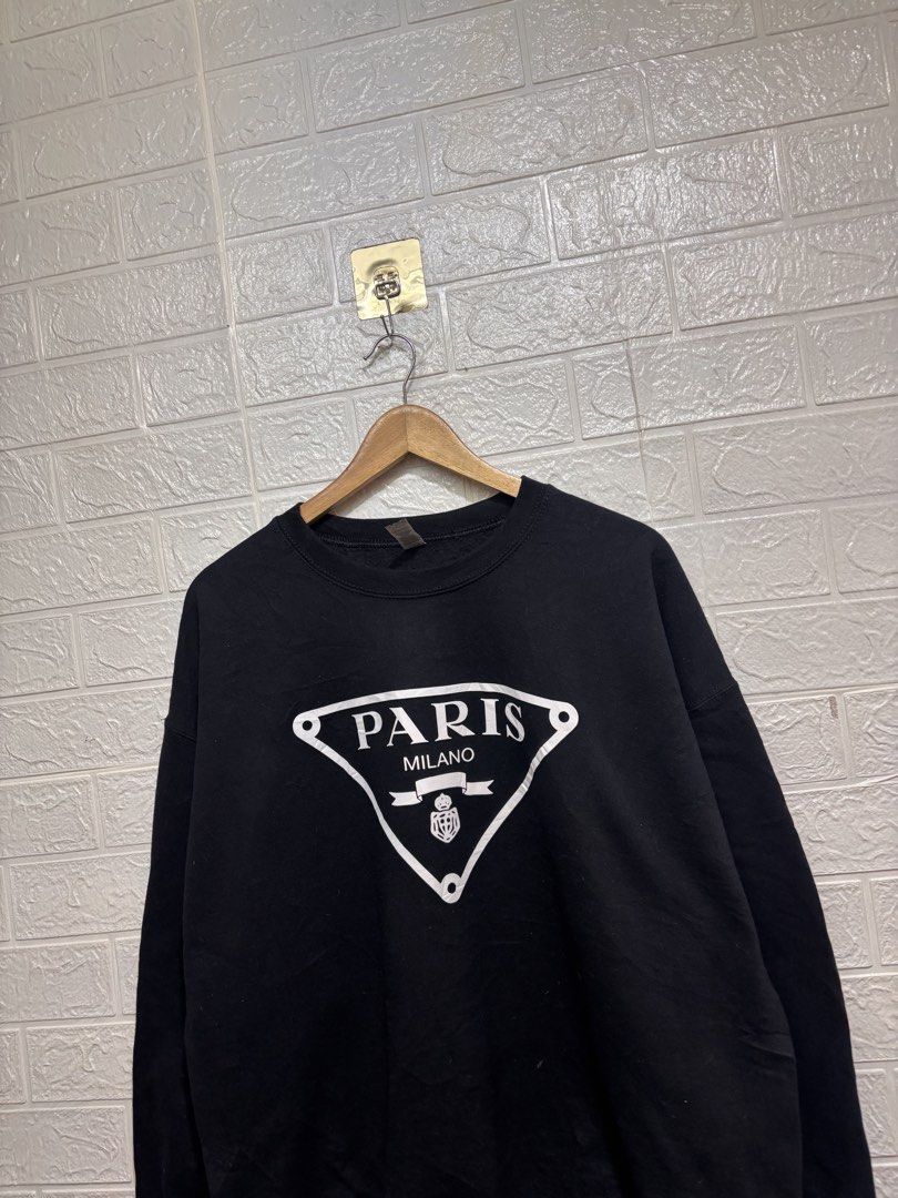 PARIS MILANO SWEATSHIRT JACKET (Category: Coats, Jackets and Outerwear) located in Quezon City. Submitted by xoxochiq (Listing ID 1464073712, Image 2). Description: PARIS MILANO SWEATSHIRT JACKET Medium Length - 27 Width - 21 10/10 color rate Excellent Condition 350 only pm me!.