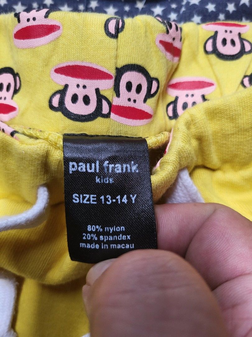 Paul frank shorts kids (Category: Babies & Kids Fashion) located in Quezon City. Submitted by tikz_816 (Listing ID 1463989679, Image 3). Description: Paul frank shorts kids size :13-14y (w: 10in L:12in) color: yellow condition: 9.5/10 buy with confidence over 150+ positvie feedback/reviews meet up: qc and nearby areas balintawak lrt1 station fishermall pantranco shipping available: to be shouldered by the buyer..