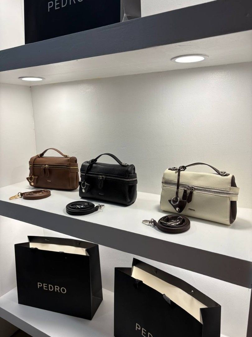 Pedro Alyssa Top Vanity Crossbody Bag (Category: Cross-body Bags) located in Manila. Submitted by whimsy.finds (Listing ID 1464088799, Image 1). Description: Fixed price Payment first basis via Gcash / Maribank / Maya Ship via Lalamove / JNT *No rush shipping *Open for bulk order.